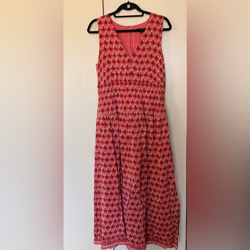 J. Crew Silky Floral Gorgeous Midi Dress